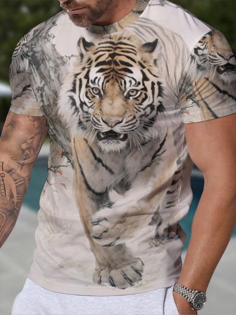 Men's I Am Tiger Eco-friendly Jersey T-shirt